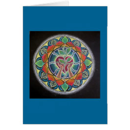 Holding Heart Mandala-kaart