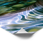 "Holding My Breath" - Vrouwen in het water Perfect Poster (Hoek)