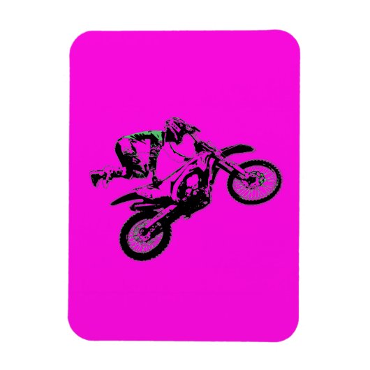 Holding On - Freestyle Motorcross Stunt Magneet (Verticaal)