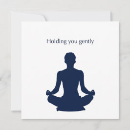 Holding You Gently Art Card Feestdagenkaart