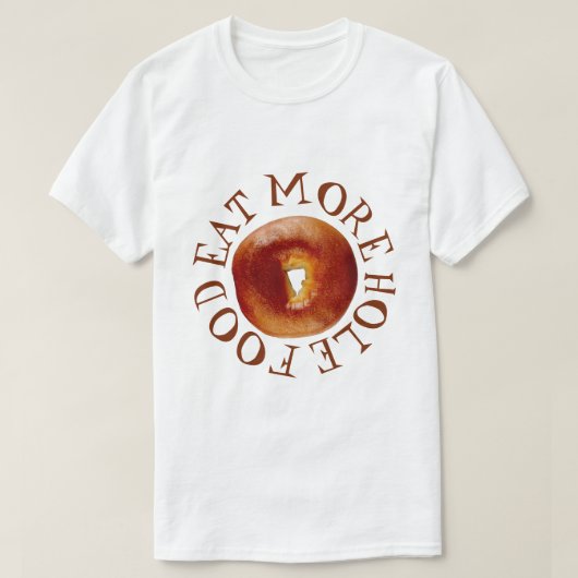 Hole Food T-shirt (Design voorkant)