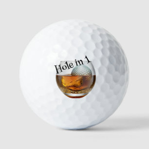 Hole in 1 drink Golf Balls Golfballen