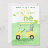 Hole in één Golf eerste verjaardag Kaart (Voorkant)