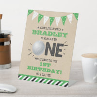 Hole In One Boys Golf 1e Verjaardag Par-t-shirt We