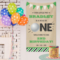 Hole In One Boys Golf 1e Verjaardag Par-t-shirt We