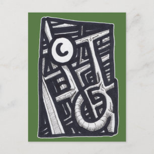Hole in One? Briefkaart