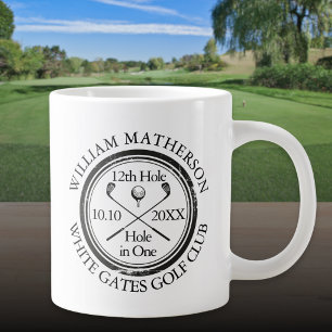 Hole in One Classic Gepersonaliseerd Golf Extra Grote Beker