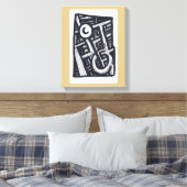 Hole in One? (geen transparantie) Canvas Afdruk (Insitu (Slaapkamer))