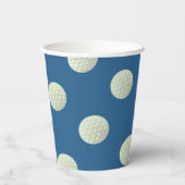 Hole in One Golf Boy Verjaardag Papieren Bekers (Achterkant)