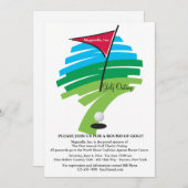 Hole In One Golf Invitation (Devant / Derrière)