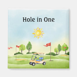 Hole in One Golf Magnet Magneet