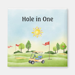 Hole in One Golf Magnet Magneet