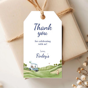 Hole In One Golf Par-Tee Bedankkaartjes Cadeaulabel