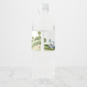 Hole In One Golf Par-Tee Waterfles Etiket (Achterkant)