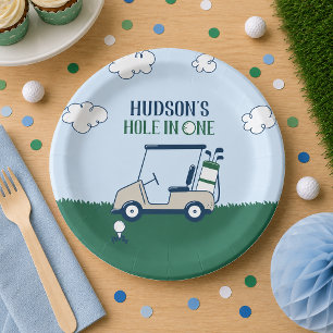 Hole in One Golf Patronen Papieren Borden Bordje