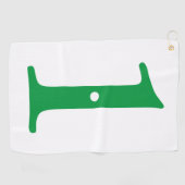 Hole in One Golf Towel Golfhanddoek (Horizontaal)