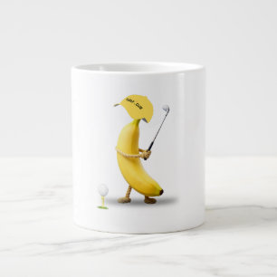 Hole In One – Grappige Banaan Golfclub Cartoon Ret Extra Grote Beker