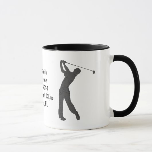 Hole-in-One herdenkingsMok  Mok (Rechts)