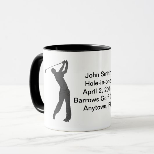 Hole-in-One herdenkingsMok Mok (Voorkant links)