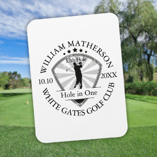 Hole in One Klassiek Gepersonaliseerd Golf Magneet