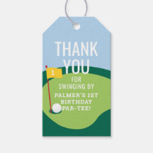 Hole in One Meisjes Golffeest Favor Label