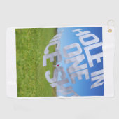 Hole In One Nice Shot Golf Towel Golfhanddoek (Horizontaal)