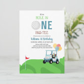 Hole in One Par T-shirt Kaart (Staand voorkant)