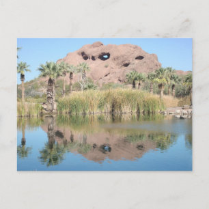 Hole in the Rock Arizona Woestijn Landmark Foto Briefkaart