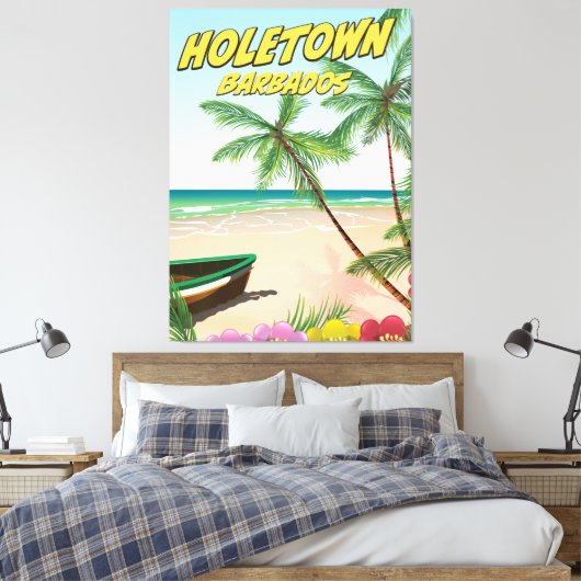 Holetown Barbados Canvas Afdruk (Insitu (Slaapkamer))