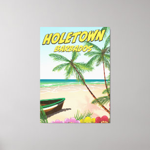 Holetown Barbados Canvas Afdruk