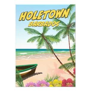 Holetown Barbados Foto Afdruk