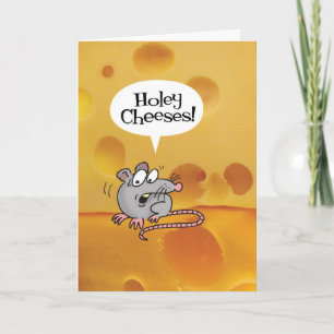 Holey Cheeses ! T'as quel âge ? Carte d'anniversai