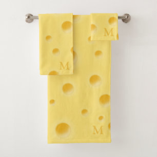 Holey Fromage Suisse fantaisie Monogrammed Cadeau