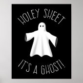 Holey Sheet Het is een Ghost - Halloween Poster (Voorkant)