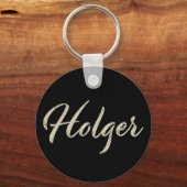 Holger Whitegold Button Porte-clés (Recto)