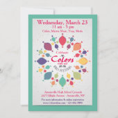 Holi Festival uitnodiging (Voorkant)