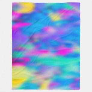 Holi Multi Colored Patroon 2 + uw ideeën Fleece Deken