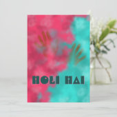 Holi Powder et Hands Invitation (Debout devant)