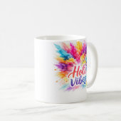 Holi Vibes - Bunte Typografie Tasse (Devant droit)