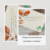 Holiday Abstract Design – Festive Art Briefkaart (Voorkant / Achterkant)