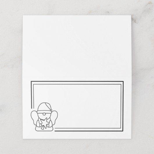 Holiday Angel (Buitenkant ongevouwen)