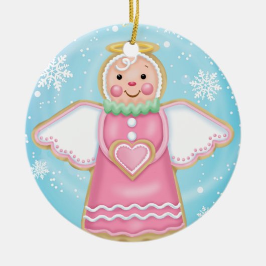 Holiday Angel Cookie Ornament (Voorkant)