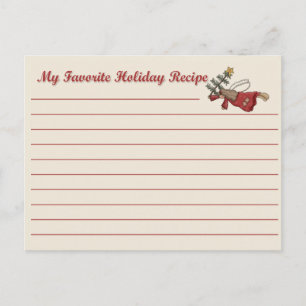 Holiday Angel Recept Kaart