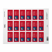 Holiday Angel Retouradreslabel Etiket (Full Sheet)