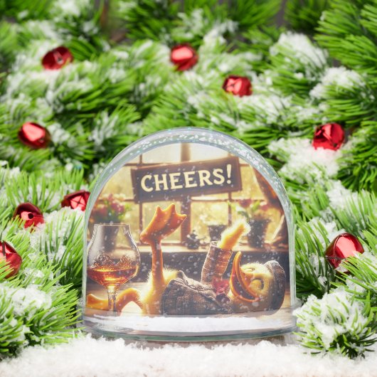 HOLIDAY ANIMATED DUCK SNEEUWBOL (Kerstmis)