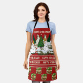 Holiday Apron Schort (Gedragen)