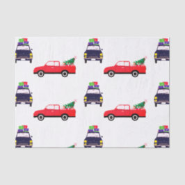 Holiday Automobile Jam Tissuepapier