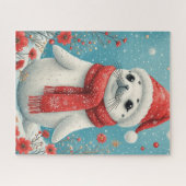 Holiday Baby Seal  Legpuzzel (Horizontaal)