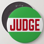 Holiday Baking Cookie Contest Judge Ronde Button 6,0 Cm (Voorkant /achterkant)