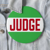 Holiday Baking Cookie Contest Judge Ronde Button 6,0 Cm (In situ)